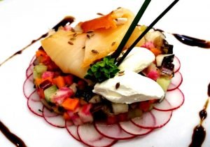 Salade de Crudités Russe et Haddock